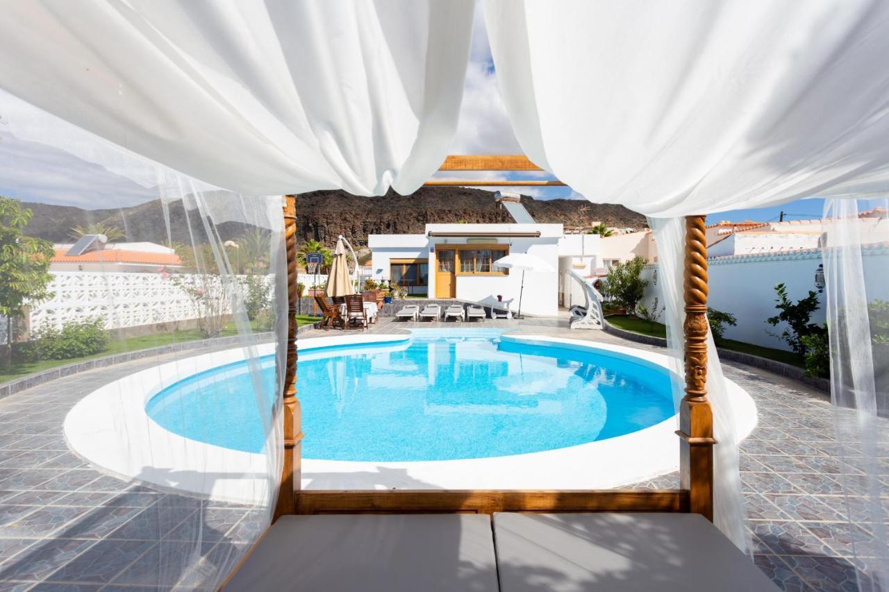 Bungalow Palm Mar With Pool And Garden Arona  Luaran gambar